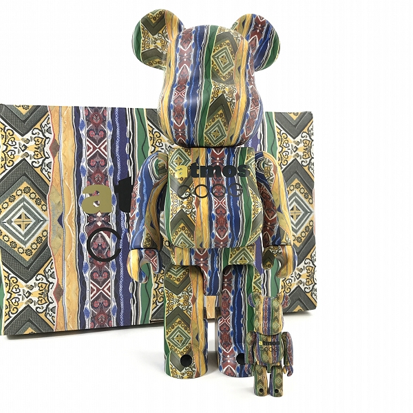 実際に弊社で買取させて頂いた【難あり含む】MEDICOM TOY/メディコムトイ BE@RBRICK/ベアブリック atmos×COOGI/アトモス×クージー 100％＆400％