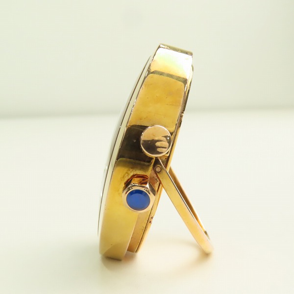 実際に弊社で買取させて頂いたCartier/カルティエ ベニュワール クオーツ 置時計【動作未確認】の画像 3枚目