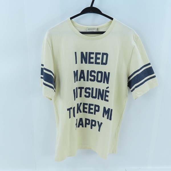 実際に弊社で買取させて頂いたMAISON KITSUNE/メゾンキツネ プリント半袖Tシャツ/L