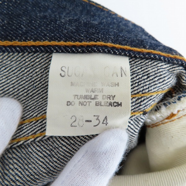 実際に弊社で買取させて頂いたSUGAR CANE/シュガーケーン  デニムパンツ M41119E/28-34の画像 3枚目