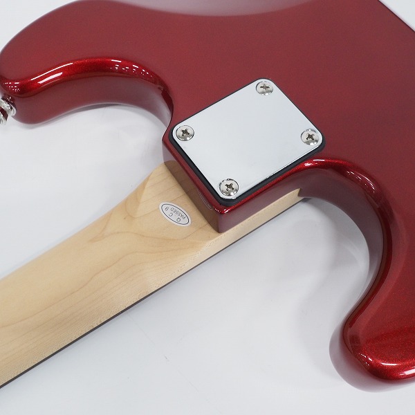 実際に弊社で買取させて頂いた★PhotoGenic/フォトジェニック ST-180/MRD ストラトキャスターType マッチングヘッド エレキギター ソフトケース付 の画像 8枚目