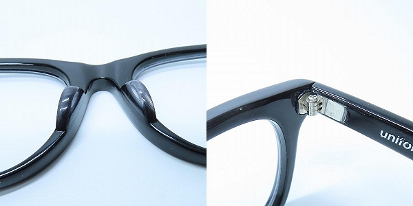 実際に弊社で買取させて頂いた泰八郎謹製×uniform experiment/タイハチロウキンセイ×ユニフォームエクスペリメント メガネフレーム アイウェアの画像 3枚目