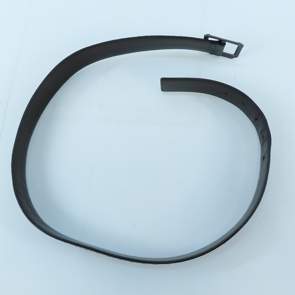 実際に弊社で買取させて頂いたBOTTEGA VENETA/ボッテガヴェネタ イントレチャート レザーベルト 95cm/38inの画像 7枚目