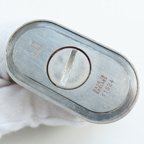 実際に弊社で買取させて頂いたdunhill/ダンヒル ユニーク 卓上型 テーブルオイルライター シルバーの画像 5枚目