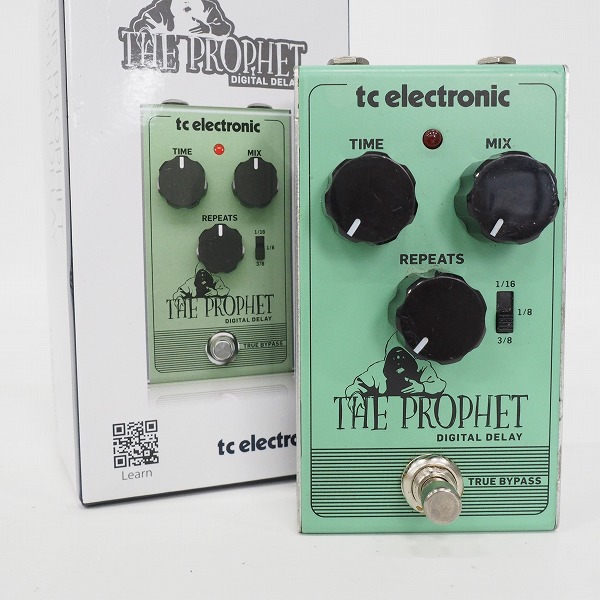 実際に弊社で買取させて頂いたTC ELECTRONIC/TCエレクトロニック The Prophet Digital Delay トゥルーバイパス エフェクター【動作確認済】