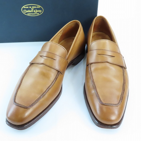 実際に弊社で買取させて頂いたCROCKETT＆JONES/クロケット＆ジョーンズ ハンドグレードライン コインローファー 5749/5.5
