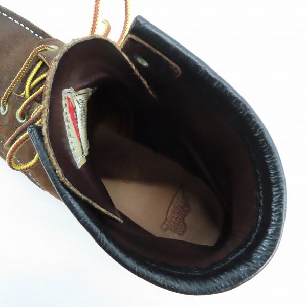 実際に弊社で買取させて頂いたREDWING/レッドウィング クラシックワーク 6インチ モックトゥ ブーツ 8878/US8の画像 4枚目
