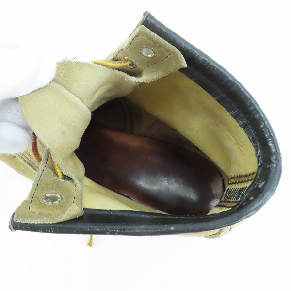 実際に弊社で買取させて頂いたRED WING/レッドウィング 犬タグ スウェード アイリッシュセッター/7Eの画像 4枚目