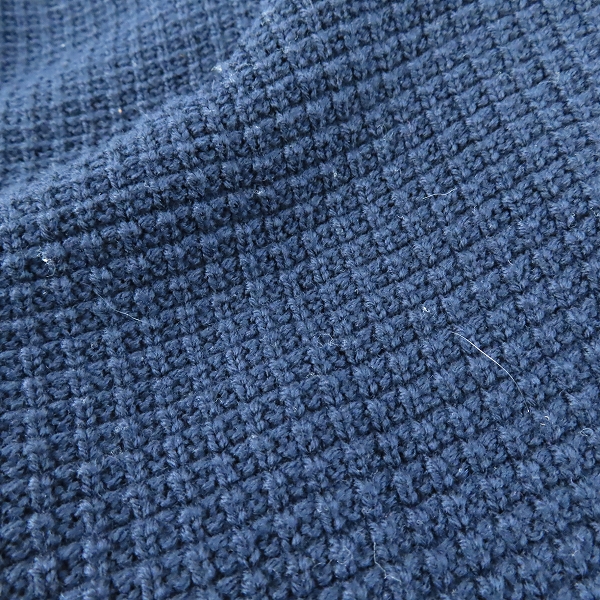 実際に弊社で買取させて頂いた【JPタグ】MONCLER/モンクレール MAGLIONE TRICOT CARDIGAN 羊毛 カーディガン E20919423400 ネイビー XLの画像 7枚目