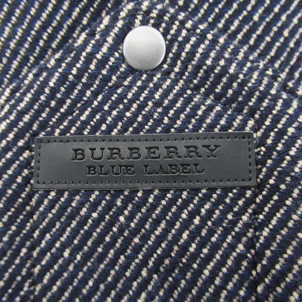 実際に弊社で買取させて頂いたBurberry London BLUE LABEL/バーバリーロンドン ブルーレーベル ダブルライダース ジャケット FCF22-632-29/38の画像 2枚目