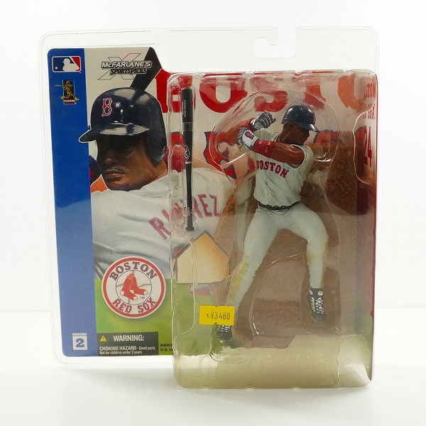 実際に弊社で買取させて頂いた【未開封】McFARLANE TOYS/マクファーレントイズ ボストン・レッドソックス #24 MANNY RAMIREZ マニー・ラミレス フィギュア