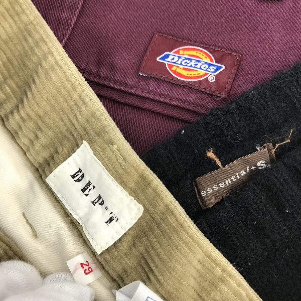 実際に弊社で買取させて頂いた【おまとめ】エッセンシャル＋S/デプト/ディッキーズ 他 パンツ/カットソー/マフラー 等の画像 2枚目