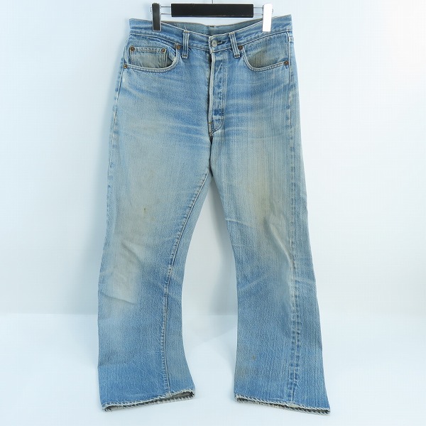 実際に弊社で買取させて頂いたLEVI'S/リーバイス 501 ヴィンテージ 66後期 刻印6 スモールe ボタンフライ デニムパンツ/W34L34