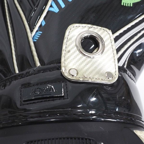 実際に弊社で買取させて頂いたHONMA/ホンマ ゴルフ CB-1728 9型 5分割キャディバッグ エナメル ブラックの画像 6枚目