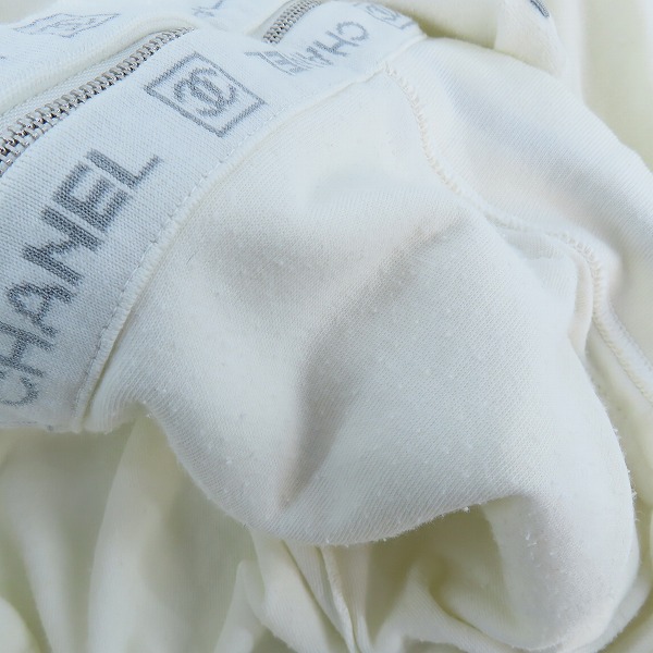 実際に弊社で買取させて頂いた【JPタグ】CHANEL/シャネル ヴィンテージ スポーツライン ココマーク 長袖 パイルパーカー P27683V20082 M4260/38の画像 7枚目