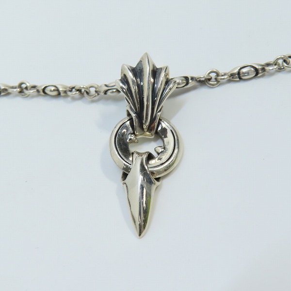 実際に弊社で買取させて頂いたLION HEART/ライオンハート HOWL/ハウル ファングド ネックレス 01NE0061SVの画像 1枚目