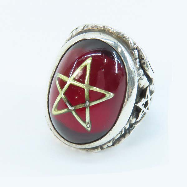 実際に弊社で買取させて頂いたALEX STREETER/アレックスストリーター エンジェルハートリング  レッド 12.5号