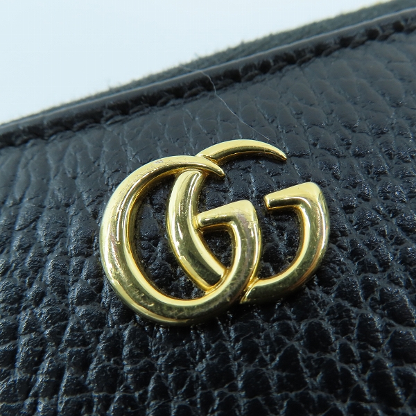 実際に弊社で買取させて頂いたGUCCI/グッチ GGマーモント ラウンドジップ 長財布/ロングウォレットの画像 9枚目