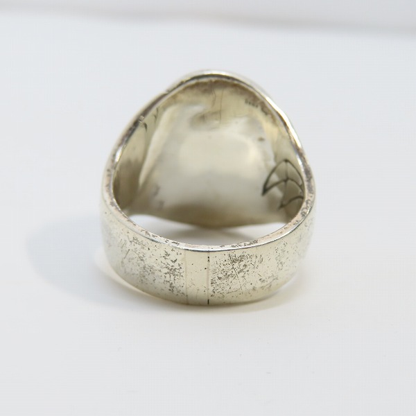 実際に弊社で買取させて頂いたCRAZY PIG DESIGNS/クレイジーピッグ クリスタル スカルリング CPJ137/21-21.5号の画像 4枚目