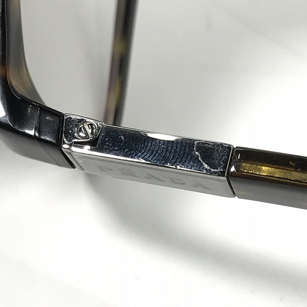 実際に弊社で買取させて頂いたPRADA/プラダ メガネフレーム 度入り VPR020-Aの画像 9枚目