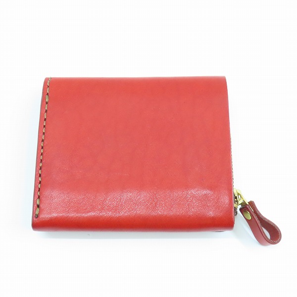 実際に弊社で買取させて頂いたHERZ/ヘルツ レザー 二つ折り L字ファスナー ミニウォレット/財布の画像 1枚目