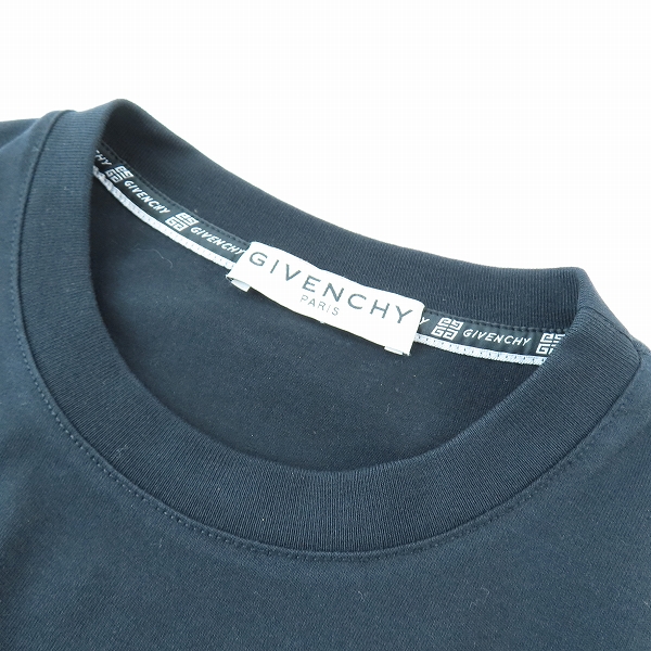 実際に弊社で買取させて頂いた【JPタグ】GIVENCHY/ジバンシィ 20SS ヴィンテージロゴ スリムフィットクルーネック半袖Tシャツ BM70K93002/XSの画像 5枚目