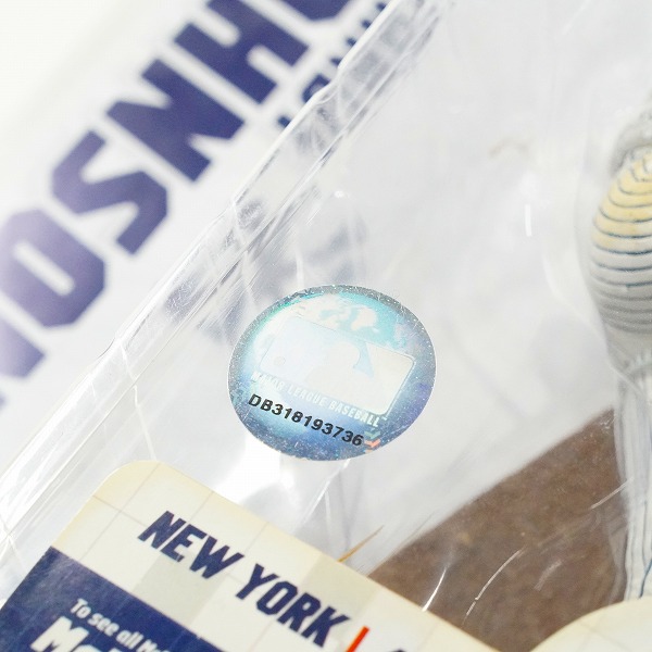 実際に弊社で買取させて頂いた【未開封】McFARLANE TOYS/マクファーレントイズ ニューヨーク・ヤンキース #41 RANDY JOHNSON ランディ・ジョンソンの画像 4枚目