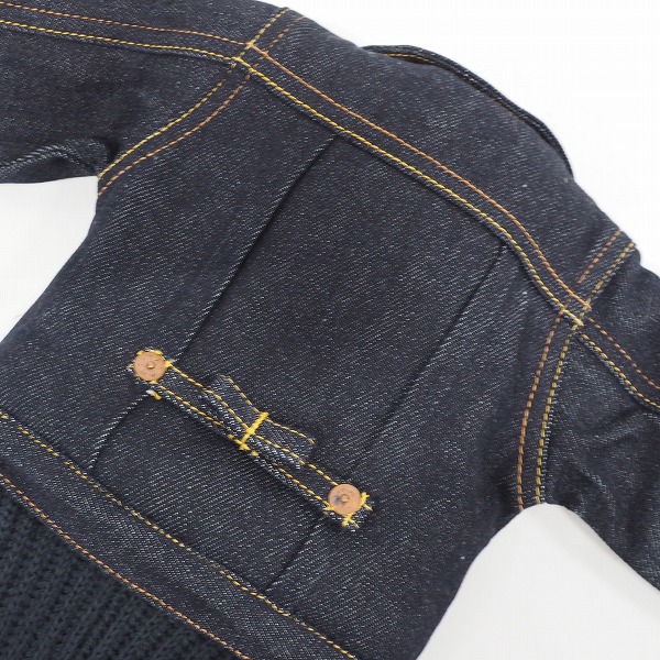 実際に弊社で買取させて頂いたEVISU GOLF/エヴィスゴルフ/エビス デニムジャケット型 ドライバー/1w用ヘッドカバーの画像 5枚目