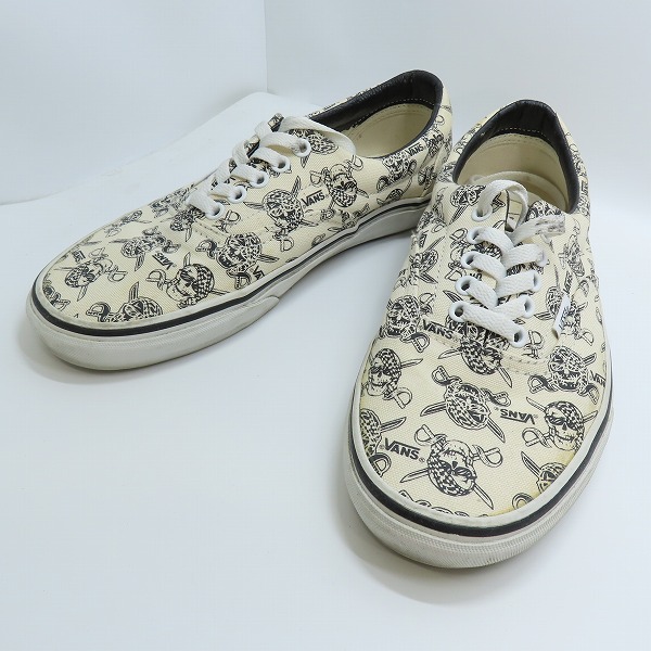実際に弊社で買取させて頂いたVANS バンズ VAN DOREN/バンドーレン スカル パイレーツ 80s復刻モデル ローカットスニーカー TB6Q/8.5