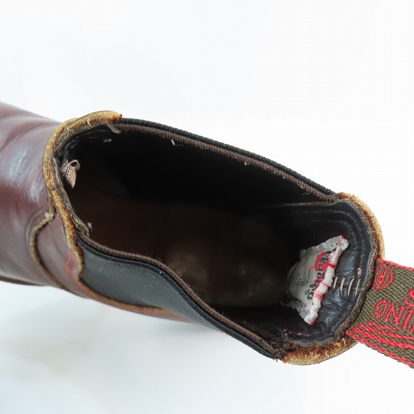 実際に弊社で買取させて頂いたRED WING/レッドウィング 2917 BECKMAN CELSEA ベックマン チェルシー サイドゴアブーツ 8の画像 4枚目