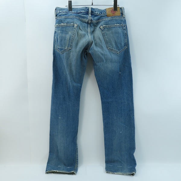 実際に弊社で買取させて頂いたHYSTERIC GLAMOUR/ヒステリックグラマー 小窓スタッズ リメイクデニムパンツ 4AP-2103/32の画像 1枚目