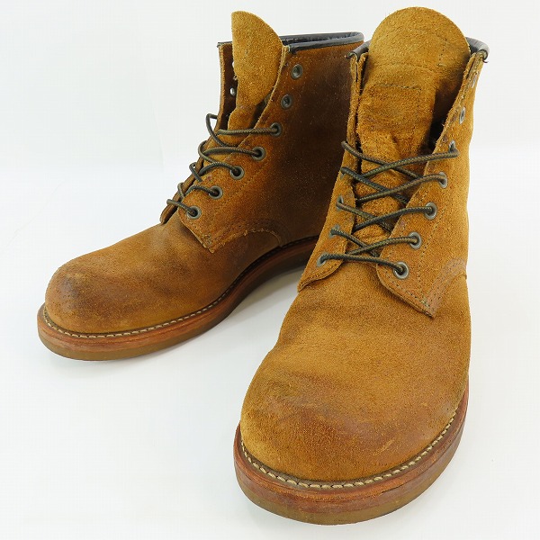 実際に弊社で買取させて頂いたRED WING×Nigel Cabourn/レッドウィング×ナイジェルケーボン HarrisTweed/ハリスツイード マンソンブーツ 4619/9D