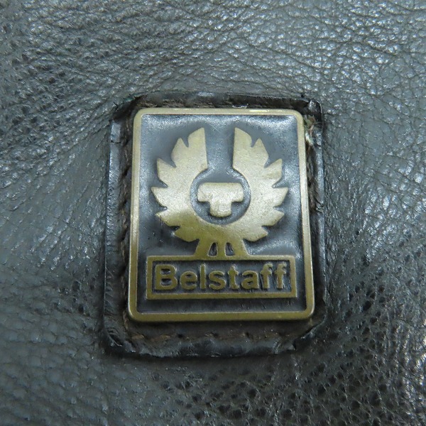 実際に弊社で買取させて頂いたBelstaff/ベルスタッフ 牛革 レザー PANTHER/パンサー ライダースジャケット/XLの画像 4枚目