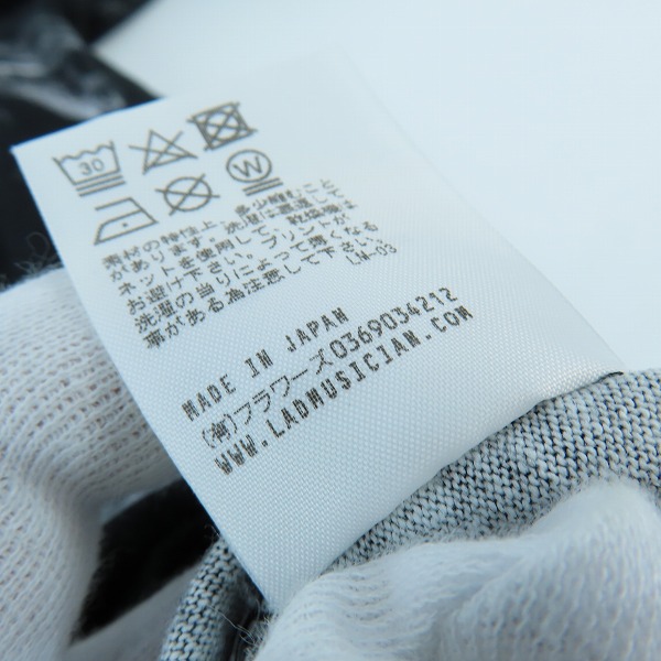 実際に弊社で買取させて頂いたLAD MUSICIAN/ラッドミュージシャン 19SS SUPER BIG T-SHIRT 14/1 T-CLOTH INKJET ANGELS/2119-709の画像 4枚目