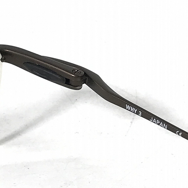 実際に弊社で買取させて頂いたOAKLEY/オークリー WHY3  TITANIUM3 130 Ti Brown 11-642 アイウエア/メガネフレームの画像 4枚目