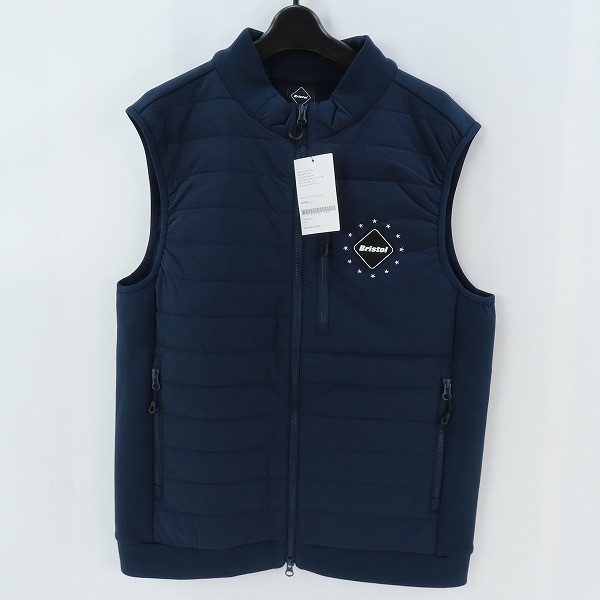 実際に弊社で買取させて頂いた【未使用】F.C.Real Bristol/エフシーレアルブリストル F.C.R.B. 22AW TECH SWEAT HYBRID VEST FCRB-222021/L
