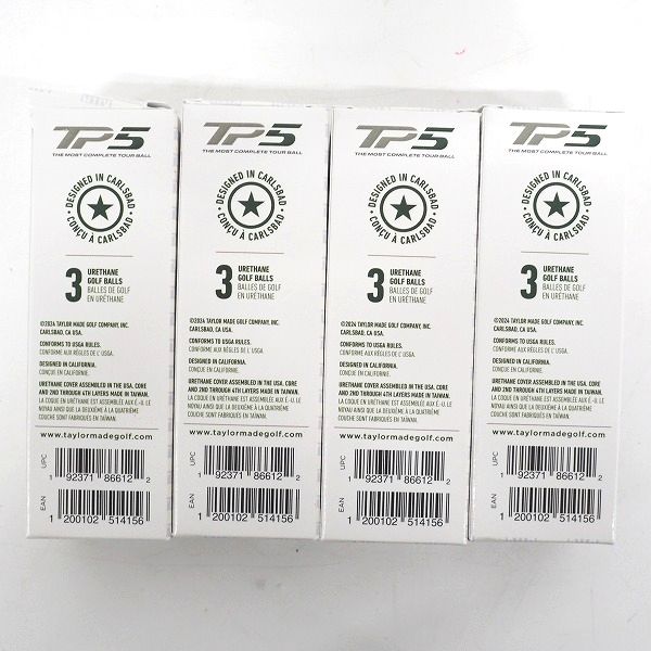 実際に弊社で買取させて頂いた【未使用】Kith×TaylorMade/キス×テーラーメイド TP5 ゴルフボール ホワイト 1ダースの画像 3枚目