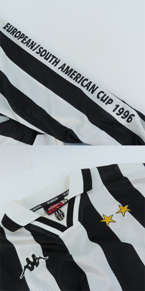 実際に弊社で買取させて頂いたkappa/カッパ ユヴェントスFC 96年 ホーム 長袖ユニフォーム /XLの画像 9枚目