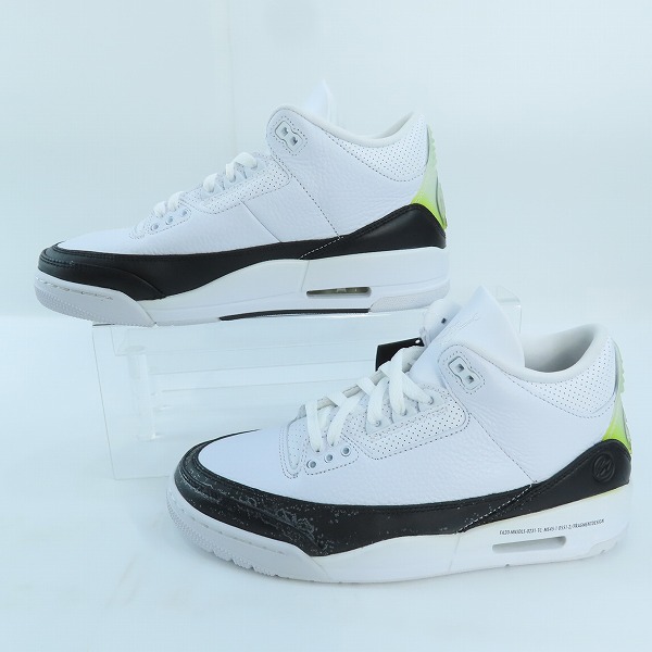 実際に弊社で買取させて頂いたFRAGMENT DESIGN×NIKE/フラグメントデザイン×ナイキ AIR JORDAN 3エアジョーダン3 DA3595-100/26.5の画像 3枚目