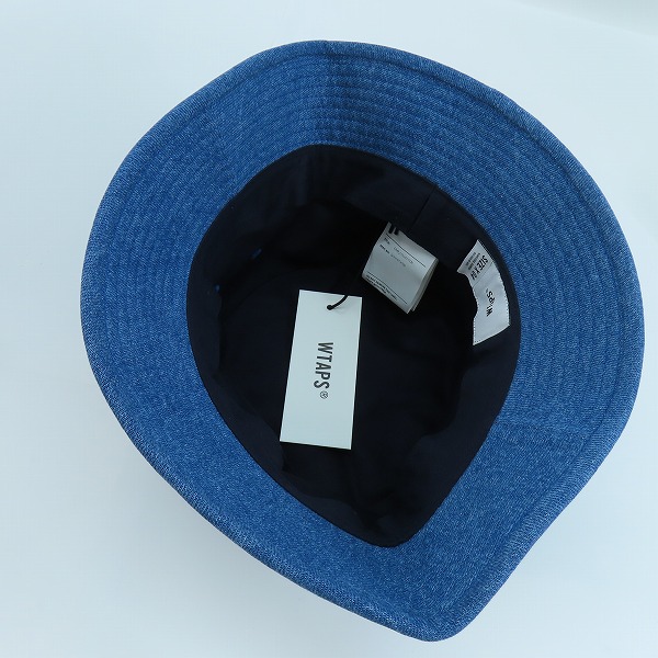 実際に弊社で買取させて頂いたWTAPS/ダブルタップス BUCKET 01 / HAT / COTTON. DENIM. SIGN 241HCDT-HT09/X04の画像 4枚目
