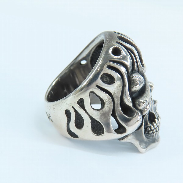 実際に弊社で買取させて頂いたGucho/ガッチョ Pyromaniac パイロマニアック クロスボーン リング/20号-21号の画像 4枚目