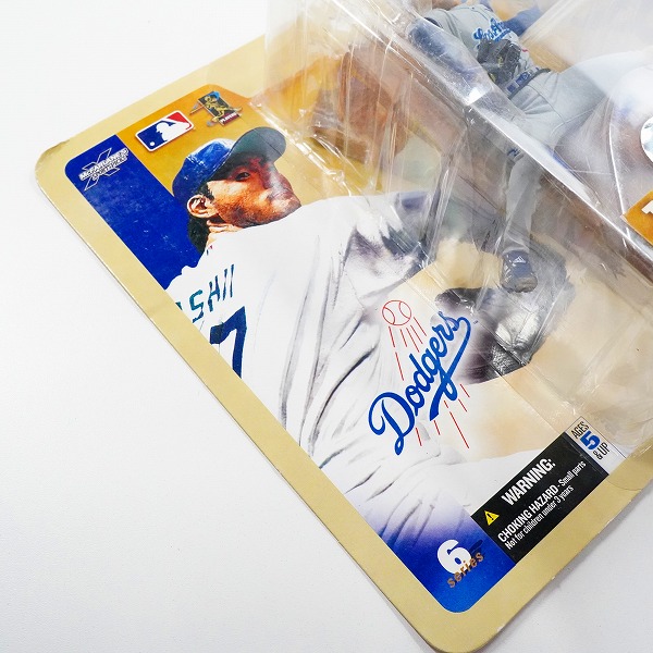 実際に弊社で買取させて頂いた【未開封】McFARLANE/マクファーレン ロサンゼルス・ドジャース #17 KAZUHISA ISHII/石井一久 フィギュアの画像 5枚目