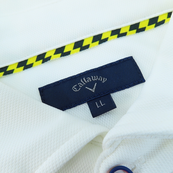 実際に弊社で買取させて頂いたCallaway/キャロウェイ ゴルフ リス柄 ポロシャツ /LL の画像 2枚目