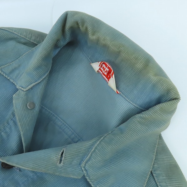実際に弊社で買取させて頂いたLEVI'S/リーバイス 三角タグ/刻印52/ヴィンテージ/ビンテージ コーデュロイジャケット 40の画像 7枚目