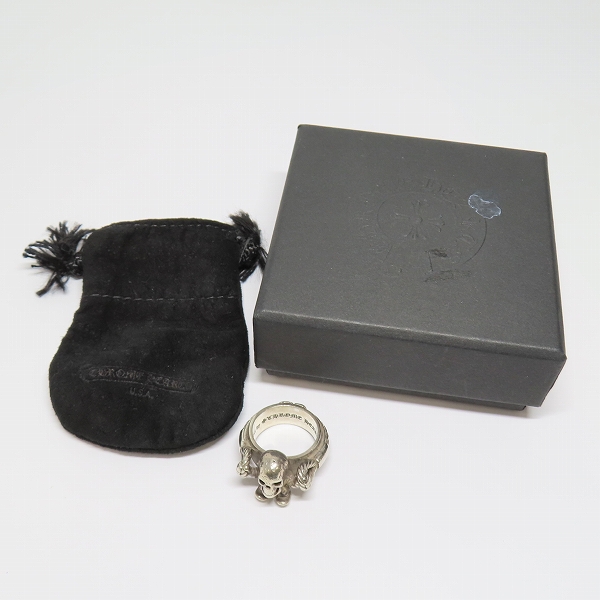 実際に弊社で買取させて頂いたCHROME HEARTS/クロムハーツ FOTI HARRIS CABLE RING/フォティ ハリス ケーブルリング 16.5号の画像 9枚目