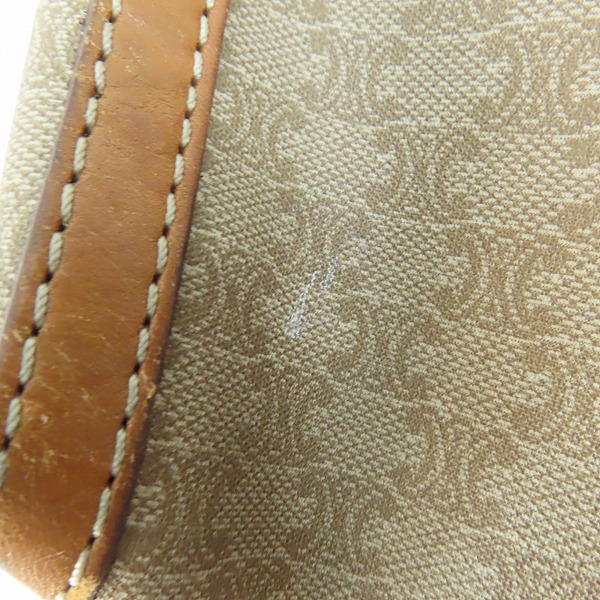 実際に弊社で買取させて頂いたCELINE/セリーヌ ロゴ マカダム柄 クラッチバッグの画像 8枚目