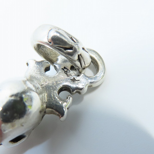 実際に弊社で買取させて頂いたBILL WALL LEATHER/BWL/ビルウォールレザー グッドラックスカルキーペンダントの画像 4枚目