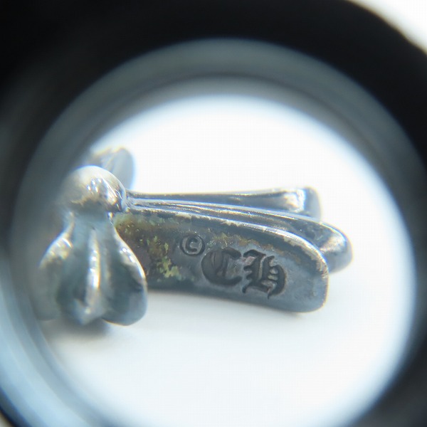 実際に弊社で買取させて頂いたCHROME HEARTS/クロムハーツ CRS BBYFAT DIA ベビーファット チャーム パヴェダイヤの画像 4枚目