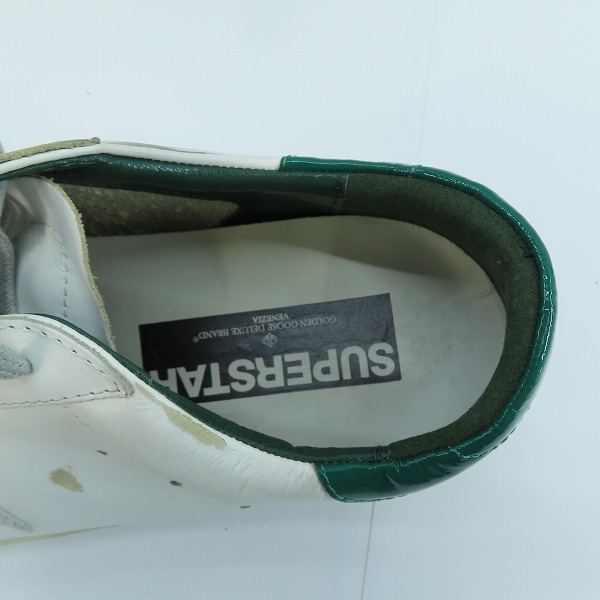 実際に弊社で買取させて頂いたGOLDEN GOOSE/ゴールデングース SUPERSTAR/スーパースター ローカットスニーカー 45の画像 4枚目