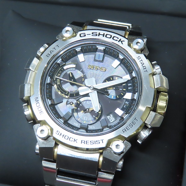 実際に弊社で買取させて頂いた【保証期間内】 G-SHOCK/Gショック MT-G 電波ソーラー モバイルリンク MTG-B3000D-1A9JFの画像 0枚目